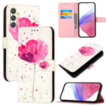 Custodia in pelle con vibrazione orizzontale per Samsung Galaxy A24 4G
