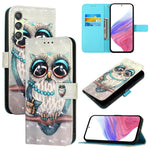 Custodia in pelle con vibrazione orizzontale per Samsung Galaxy A24 4G