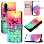 Custodia in pelle con vibrazione orizzontale per Samsung Galaxy A27 5G