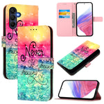 Custodia in pelle con vibrazione orizzontale per Samsung Galaxy A27 5G
