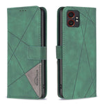Custodia in pelle con trama a rombo e fibbia magnetica per Samsung Galaxy XCover