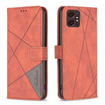Custodia in pelle con trama a rombo e fibbia magnetica per Samsung Galaxy XCover