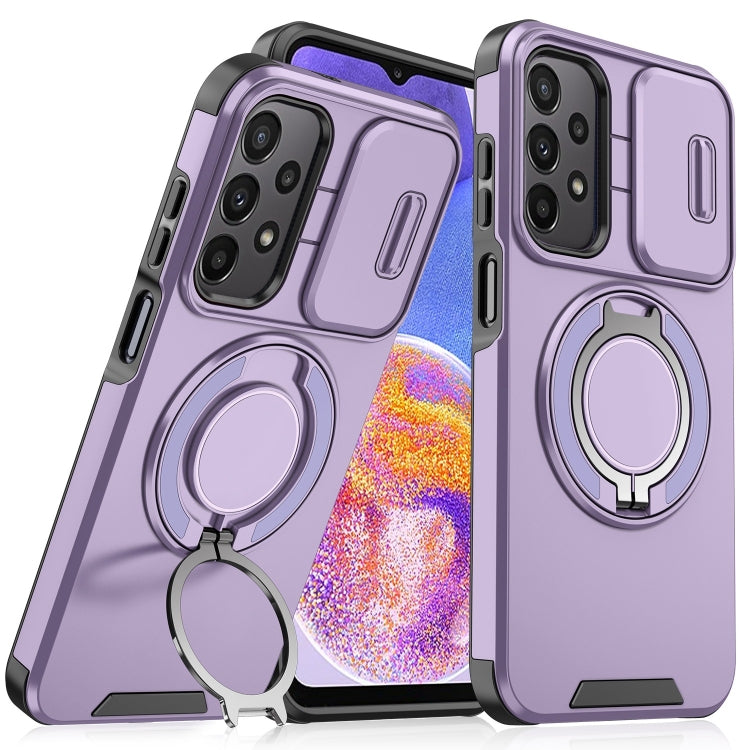 Custodia con supporto ad anello scorrevole per Samsung Galaxy A23 5G