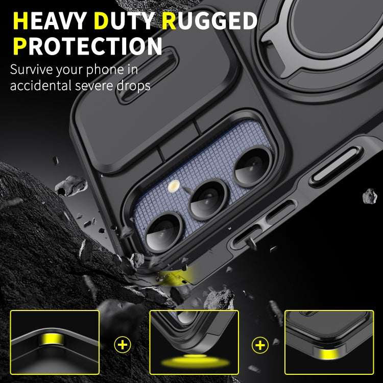 Custodia con supporto ad anello scorrevole per Samsung Galaxy A23 5G