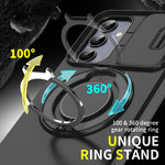 Custodia con supporto ad anello scorrevole per Samsung Galaxy A23 5G