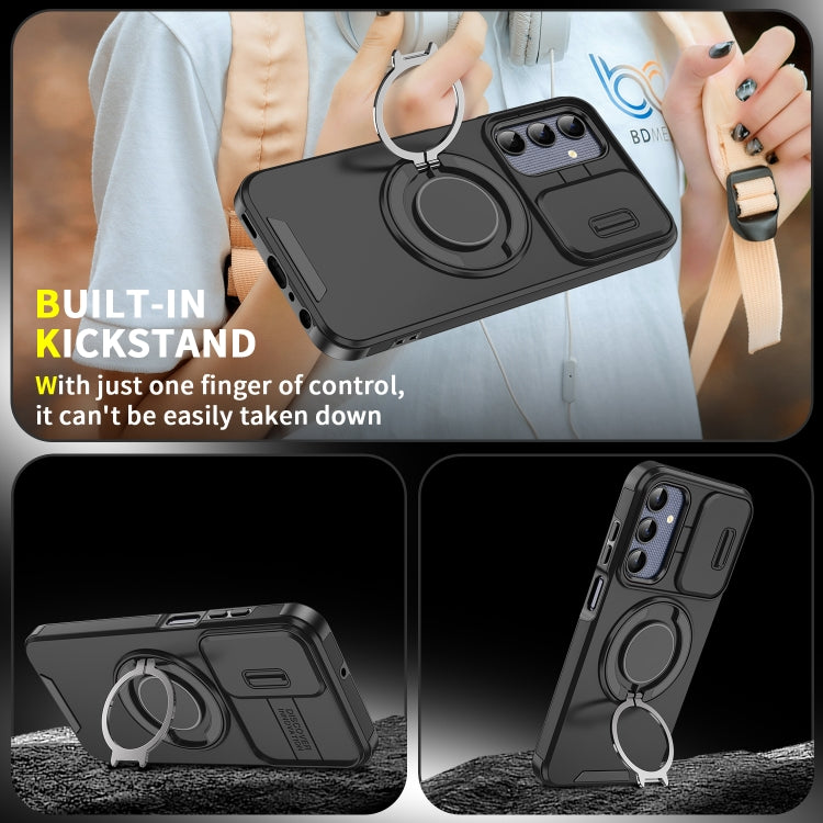 Custodia con supporto ad anello scorrevole per Samsung Galaxy A23 5G