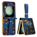 Custodia a copertura totale con motivo in rilievo per Galaxy Z Flip8 5G con