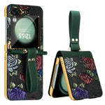 Custodia a copertura totale con motivo in rilievo per Galaxy Z Flip8 5G con