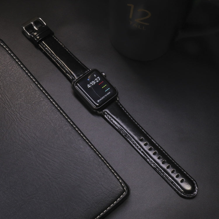 Cinturino in pelle cerata per Apple Watch 38-44mm