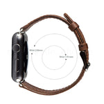 Cinturino in pelle cerata per Apple Watch 38-44mm