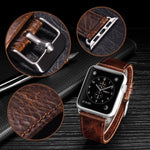 Cinturino in pelle cerata per Apple Watch 38-44mm