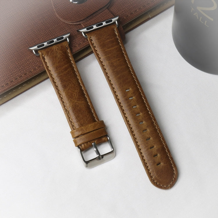 Cinturino in pelle cerata per Apple Watch 38-44mm
