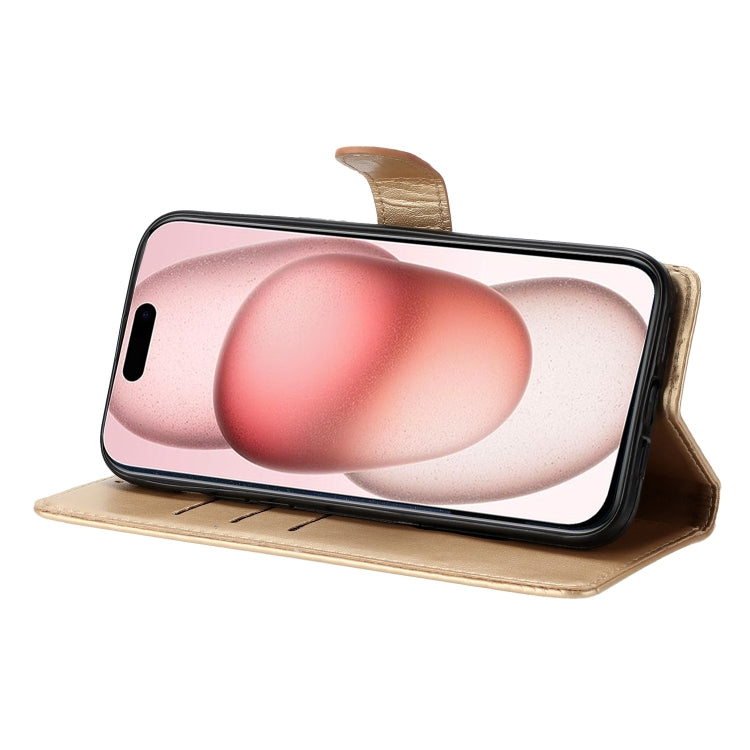 Custodia in pelle con farfalle per iPhone 15 Pro