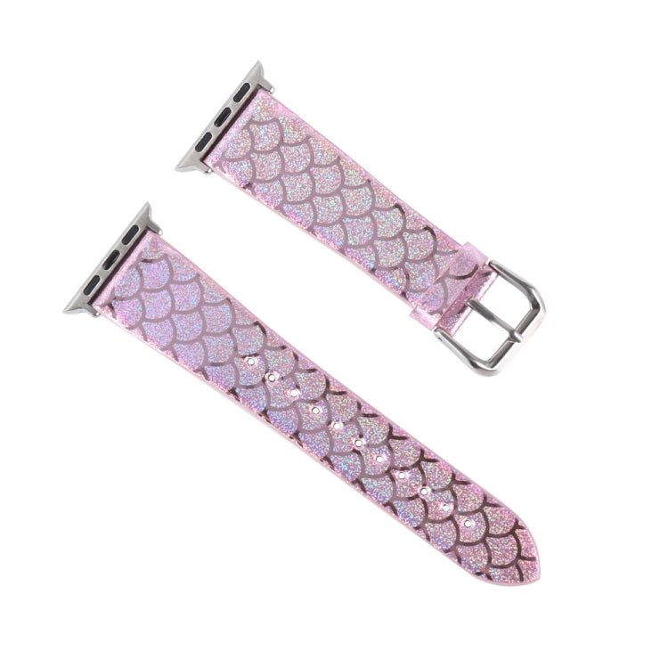 Cinturino ricambio Apple Watch con texture squame di pesce