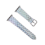 Cinturino ricambio Apple Watch con texture squame di pesce