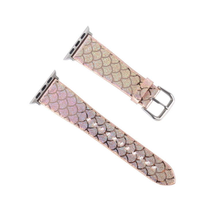 Cinturino ricambio Apple Watch con texture squame di pesce