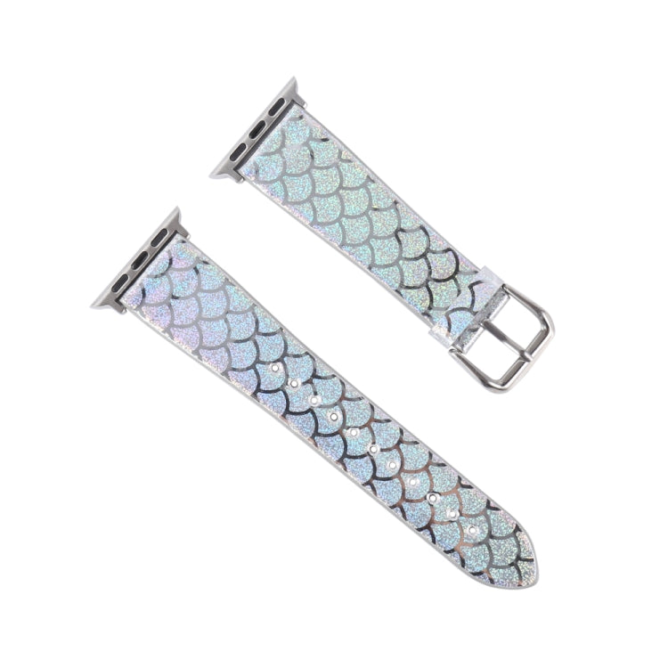 Cinturino ricambio Apple Watch con texture squame di pesce