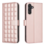 Custodia in pelle con struttura quadrata per Samsung Galaxy M55 M15 M62