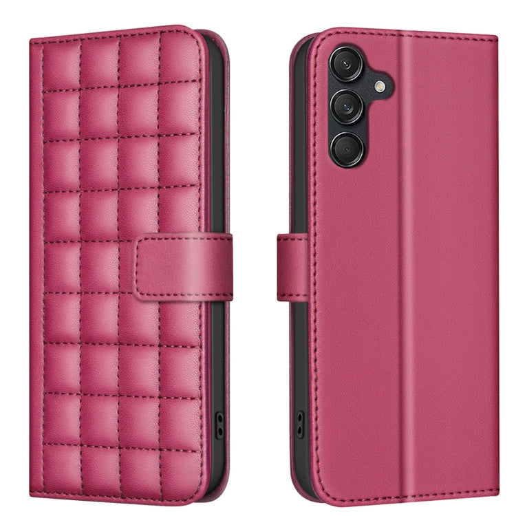 Custodia in pelle con struttura quadrata per Samsung Galaxy M55 M15 M62