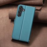 Custodia in pelle con struttura quadrata per Samsung Galaxy M55 M15 M62