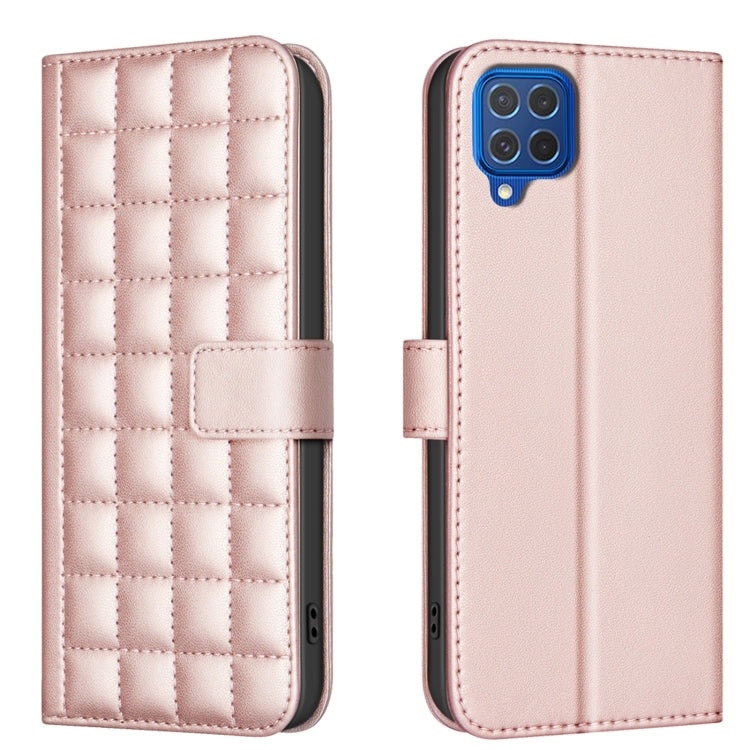 Custodia in pelle con struttura quadrata per Samsung Galaxy M55 M15 M62