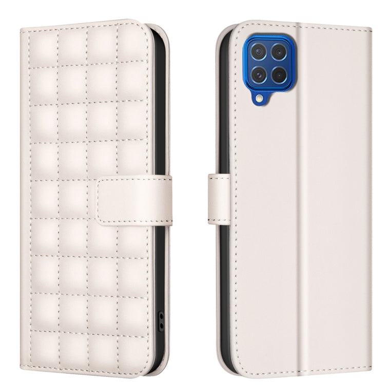 Custodia in pelle con struttura quadrata per Samsung Galaxy M55 M15 M62