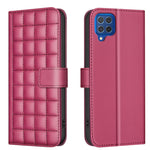 Custodia in pelle con struttura quadrata per Samsung Galaxy M55 M15 M62
