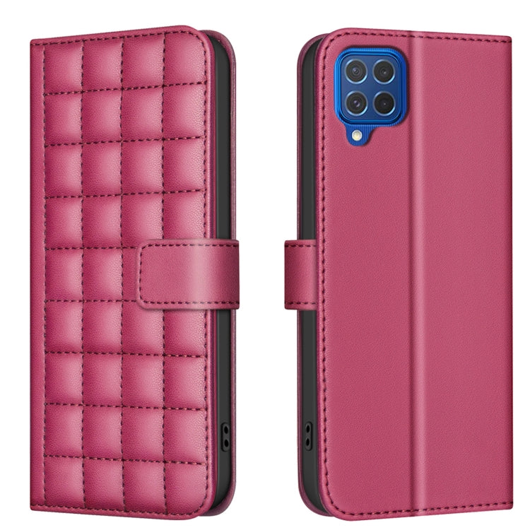Custodia in pelle con struttura quadrata per Samsung Galaxy M55 M15 M62