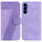 Custodia in pelle goffrata per Samsung Galaxy S26+ 5G con supporto