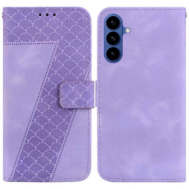 Custodia in pelle goffrata per Samsung Galaxy S26+ 5G con supporto