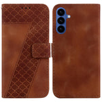 Custodia in pelle goffrata per Samsung Galaxy S26+ 5G con supporto
