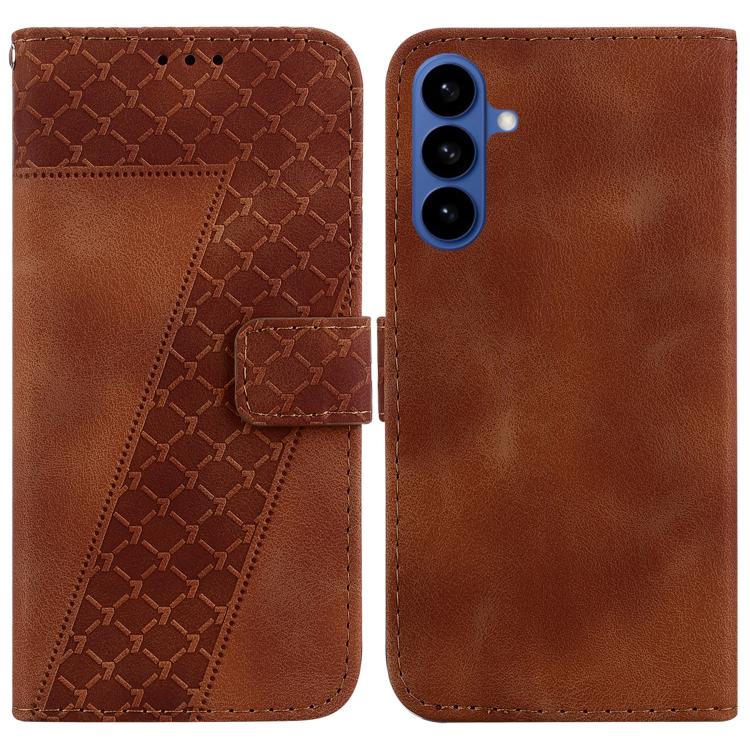 Custodia in pelle goffrata per Samsung Galaxy S26+ 5G con supporto