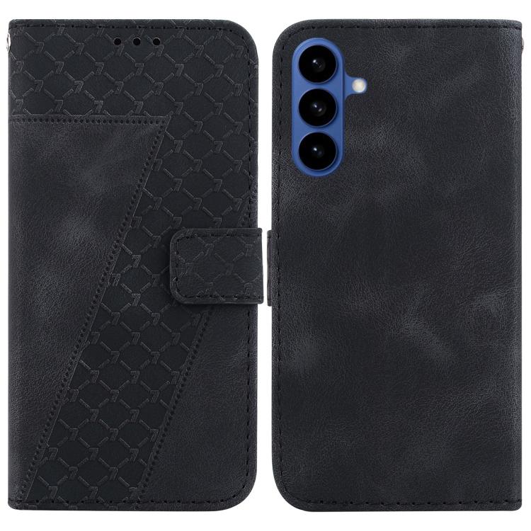 Custodia in pelle goffrata per Samsung Galaxy S26+ 5G con supporto