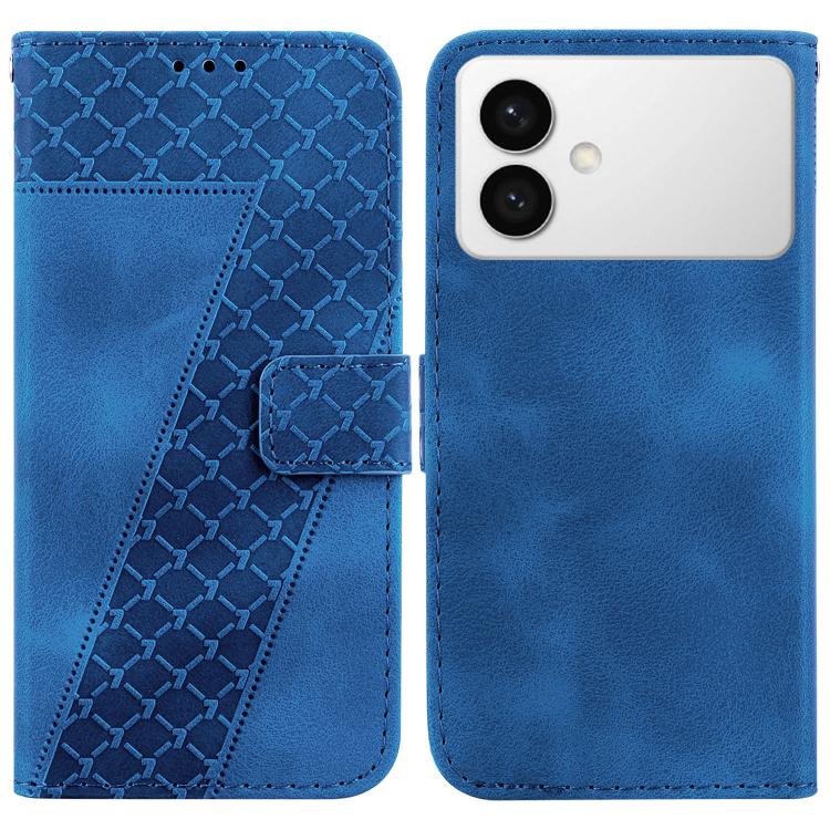 Custodia in pelle goffrata per Samsung Galaxy S26+ 5G con supporto