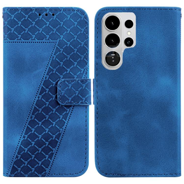 Custodia in pelle goffrata per Samsung Galaxy S26+ 5G con supporto