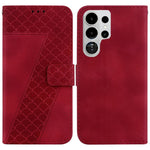 Custodia in pelle goffrata per Samsung Galaxy S26+ 5G con supporto