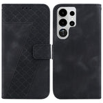 Custodia in pelle goffrata per Samsung Galaxy S26+ 5G con supporto