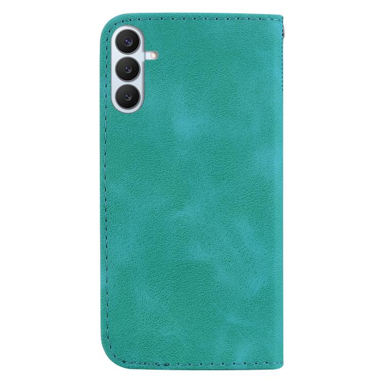 Custodia in pelle goffrata per Samsung Galaxy S26+ 5G con supporto