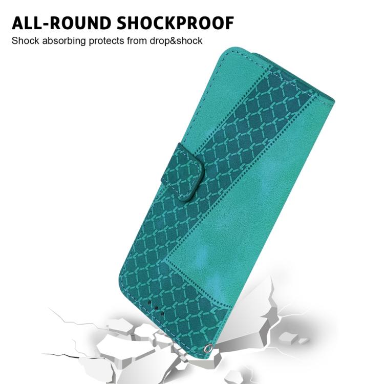 Custodia in pelle goffrata per Samsung Galaxy S26+ 5G con supporto