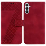 Custodia in pelle goffrata per Samsung Galaxy S26+ 5G con supporto
