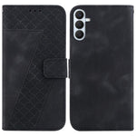 Custodia in pelle goffrata per Samsung Galaxy S26+ 5G con supporto