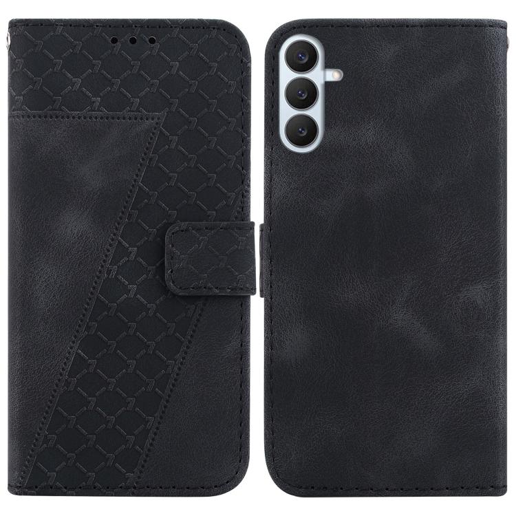 Custodia in pelle goffrata per Samsung Galaxy S26+ 5G con supporto