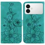 Custodia in pelle goffrata Giglio per Samsung Galaxy S26 5G