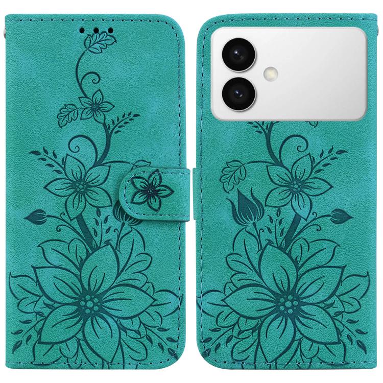 Custodia in pelle goffrata Giglio per Samsung Galaxy S26 5G