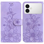 Custodia in pelle goffrata Giglio per Samsung Galaxy S26 5G