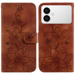 Custodia in pelle goffrata Giglio per Samsung Galaxy S26 5G