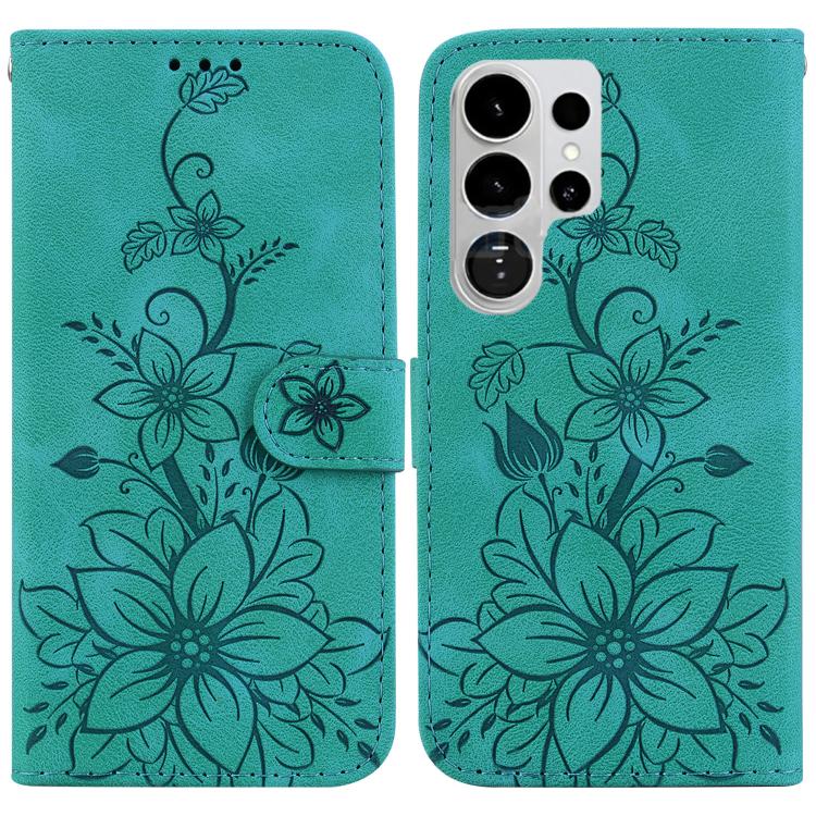 Custodia in pelle goffrata Giglio per Samsung Galaxy S26 5G