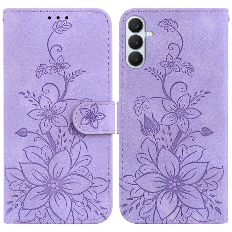 Custodia in pelle goffrata Giglio per Samsung Galaxy S26 5G