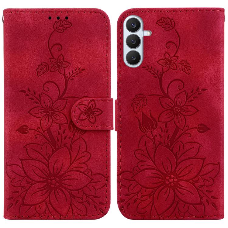 Custodia in pelle goffrata Giglio per Samsung Galaxy S26 5G