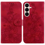 Custodia in pelle goffrata Giglio per Samsung Galaxy S26 5G